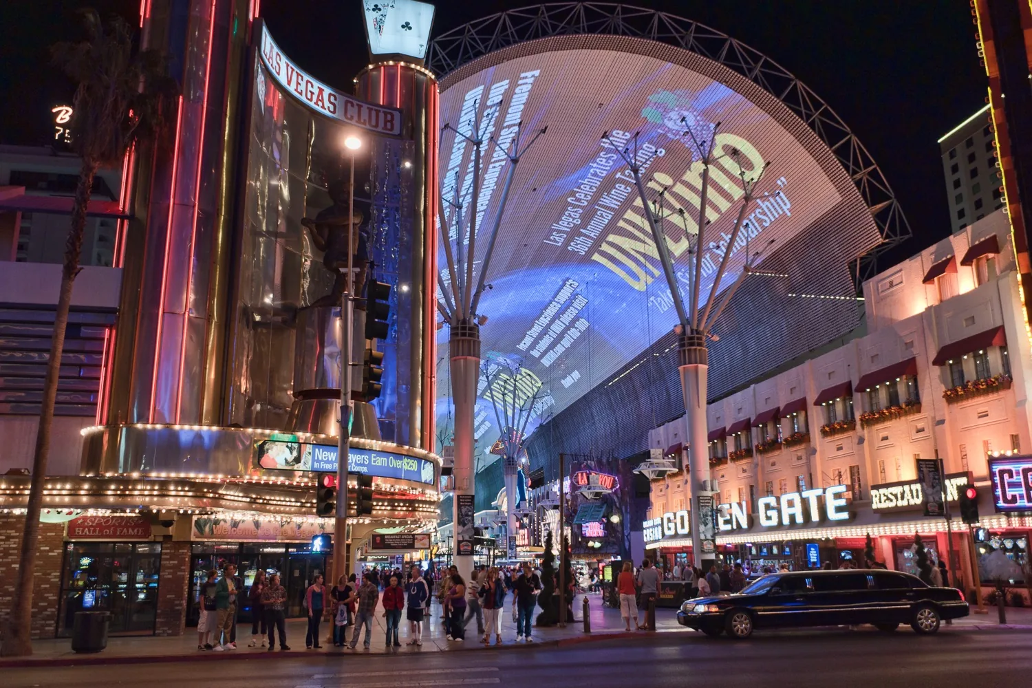 Fremont Street in Las Vegas